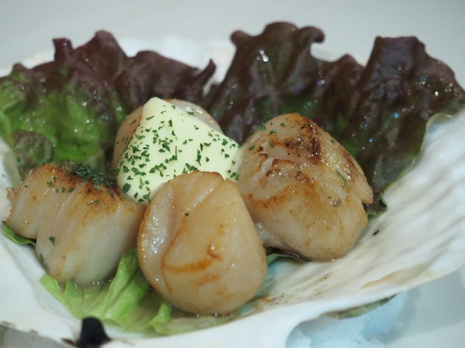 帆立のバター醤油焼き