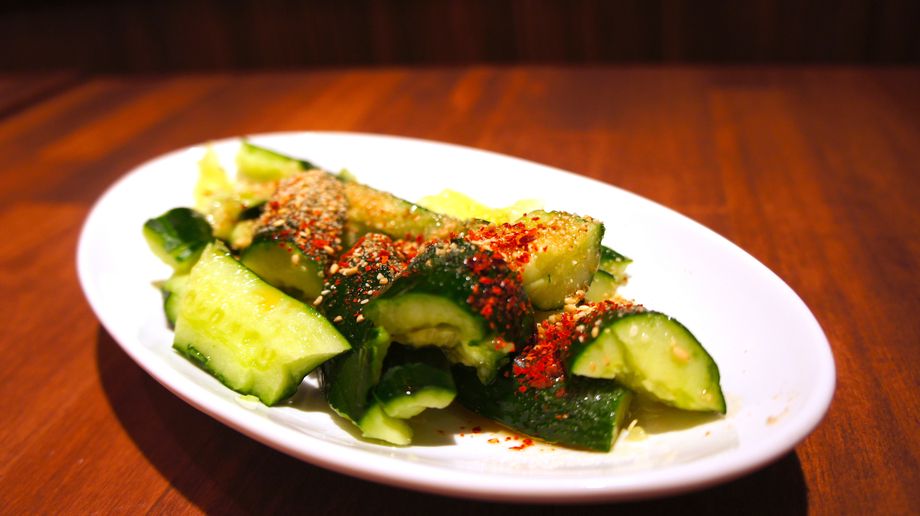 ぱりぱりきゅうり（350円）