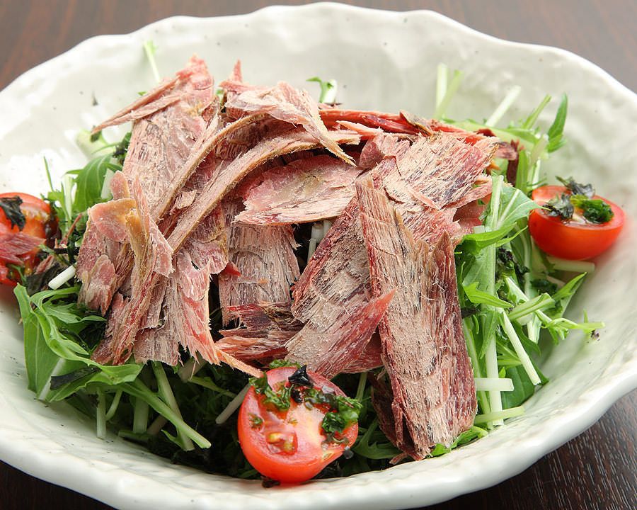 生鰹節の和のシーザーサラダ