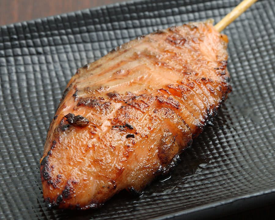サーモンの西京焼き(串焼き)