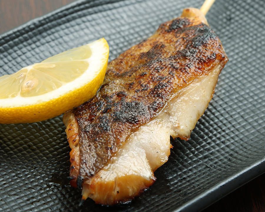 ホッケ一夜干し(串焼き)