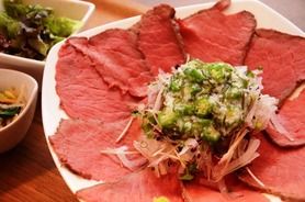 ねばとろローストビーフ丼