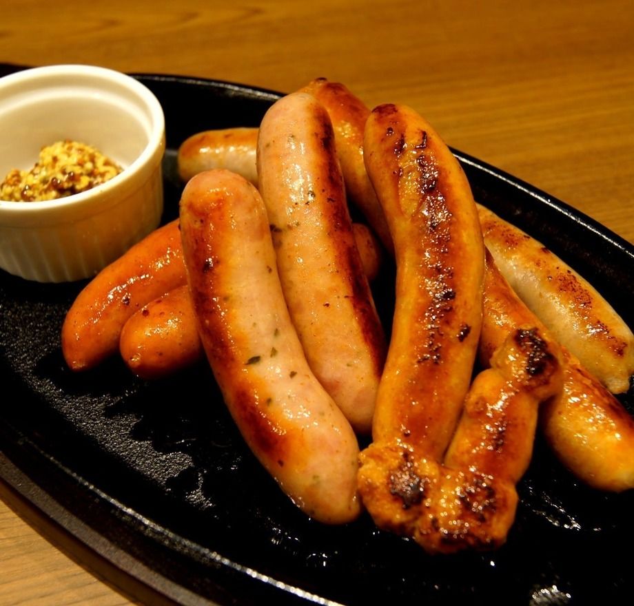 ソーセージグリルの盛合せ