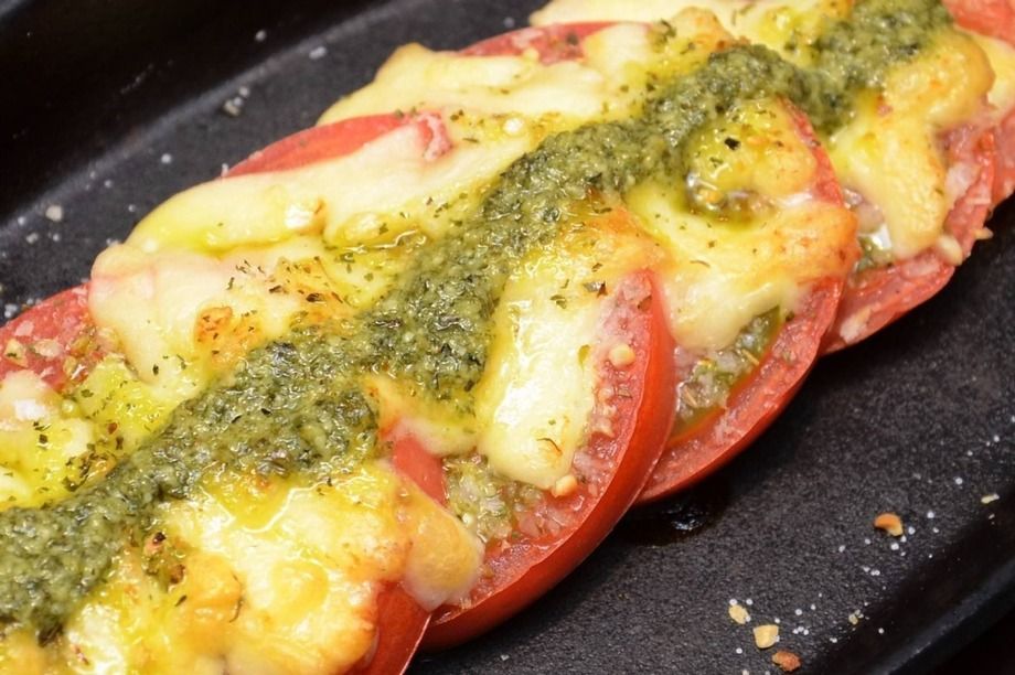 トマトのチーズグリル（500円）