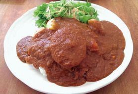 ごろごろ野菜かれー　お味噌汁付き