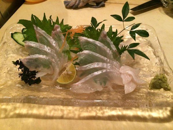 平目の薄造り（1380）