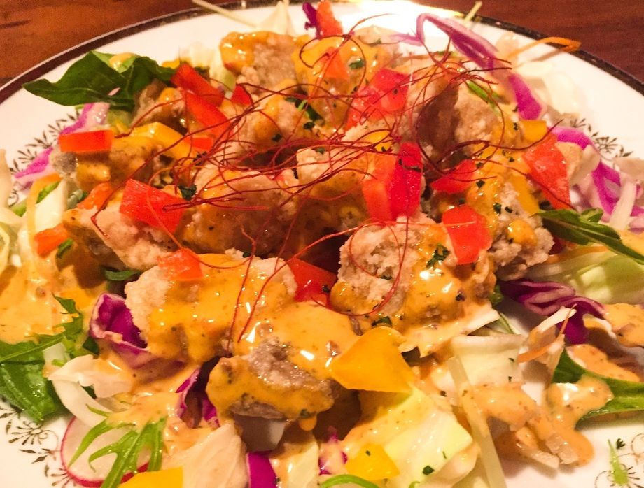 エリンギ茸のスパイシーフリット（¥660）