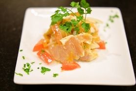 ササミと軟骨の梅肉マリネ