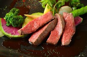 宮崎牛ランプ肉のステーキ