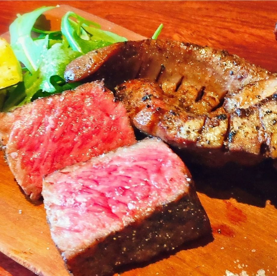 豚肩ロース　2種食べ比べ盛（1,880円 （税抜））