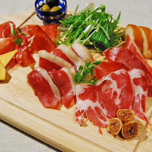 生ハム3種盛り合わせ