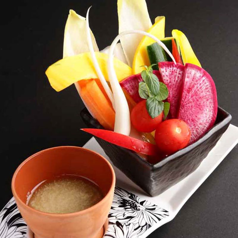 旬野菜のスティック　下町バーニャカウダ