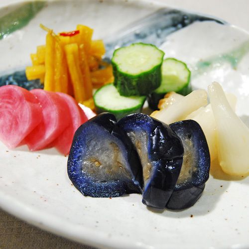 つけものの盛り合わせ