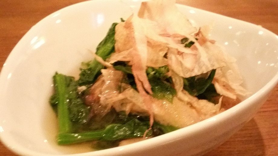 旬野菜のおひたし（３９０円）