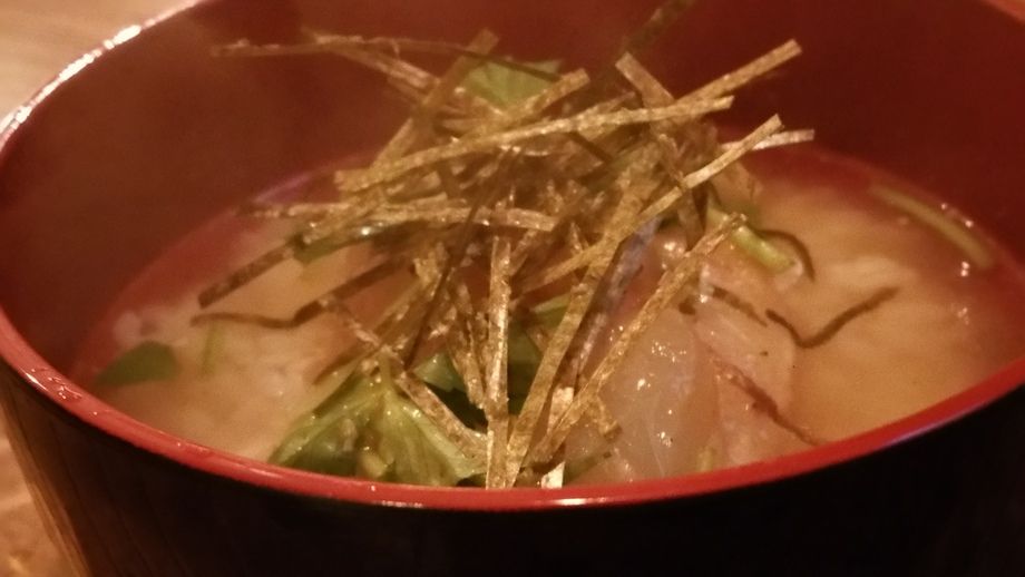 ごま鯛茶漬け（５５０円）