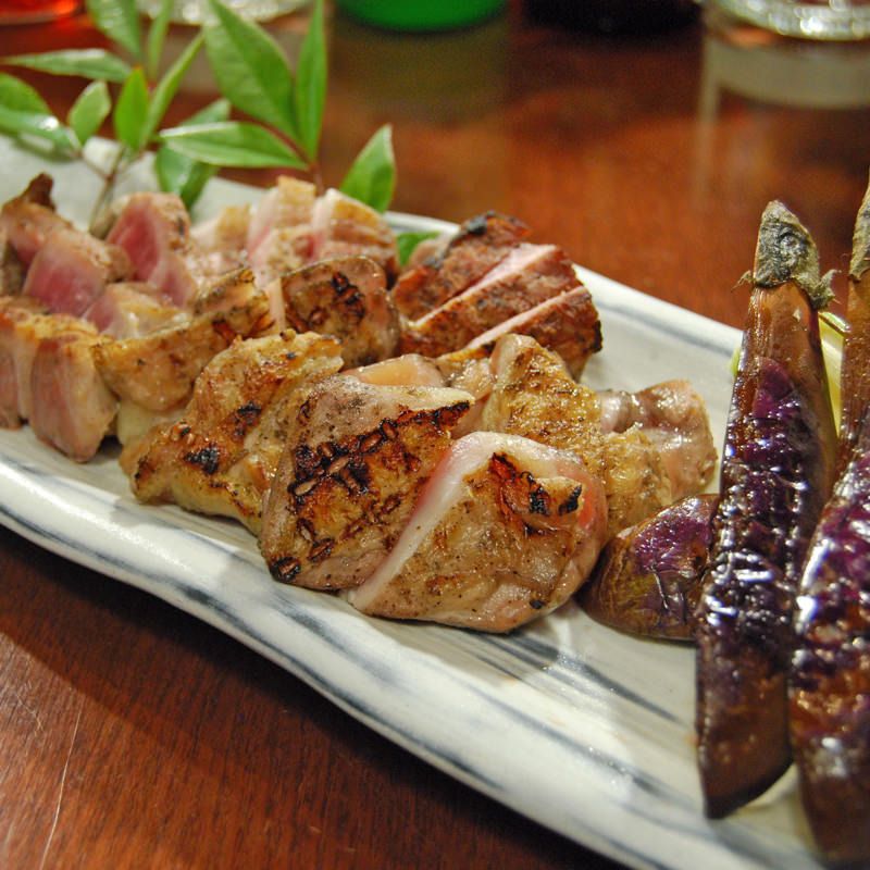 炭火焼き盛り合わせ