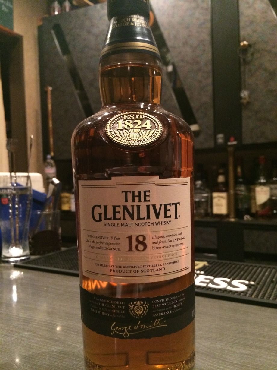 新入荷  The GlenLivet 18年（¥1500）