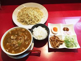 スタミナつけ麺(半ライス付き)