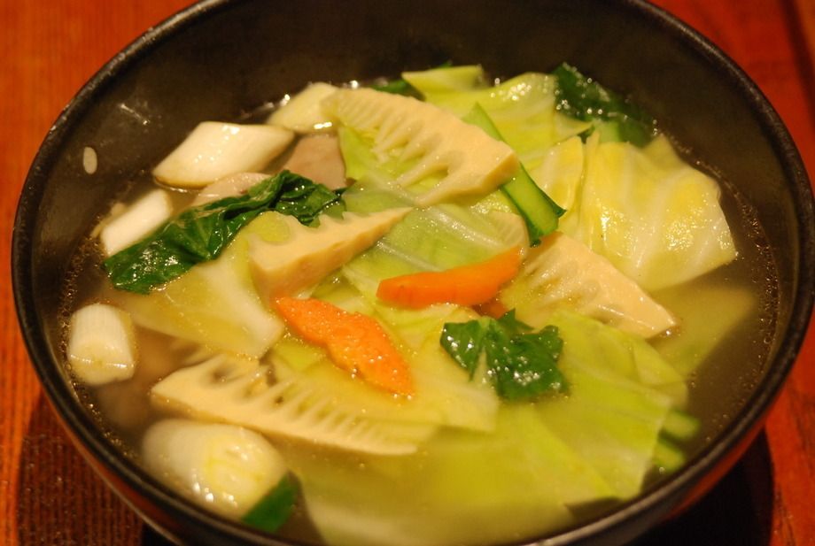 野菜湯麺（800円（税抜））