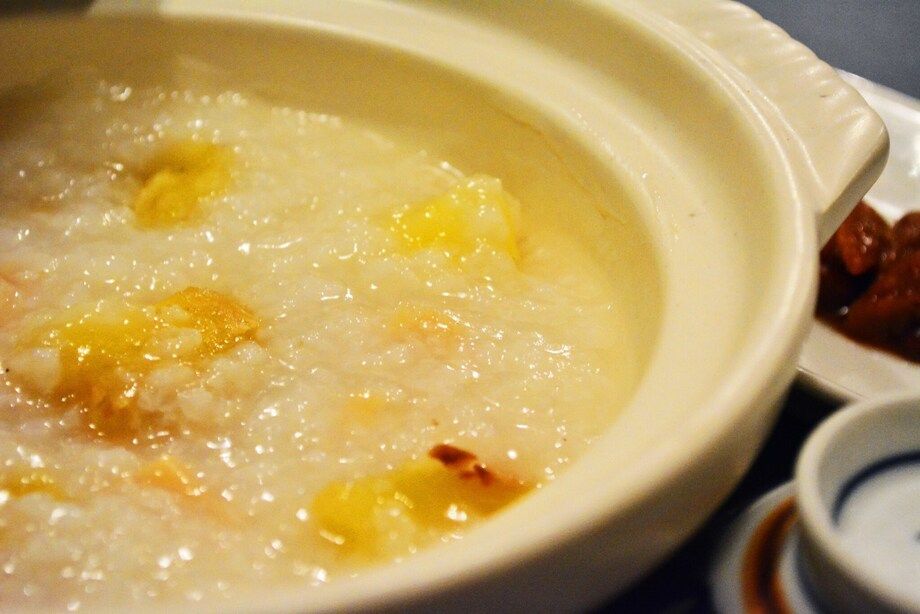 帆立と芋のお粥