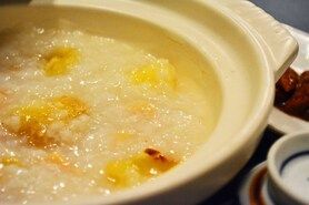 帆立と芋のお粥