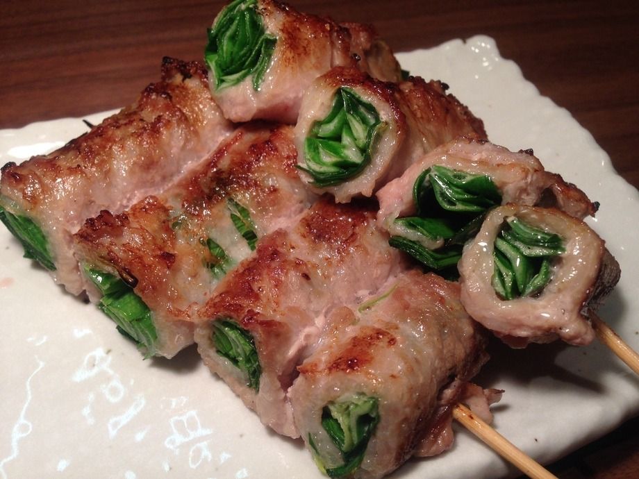 【季節まき串】ニラ巻