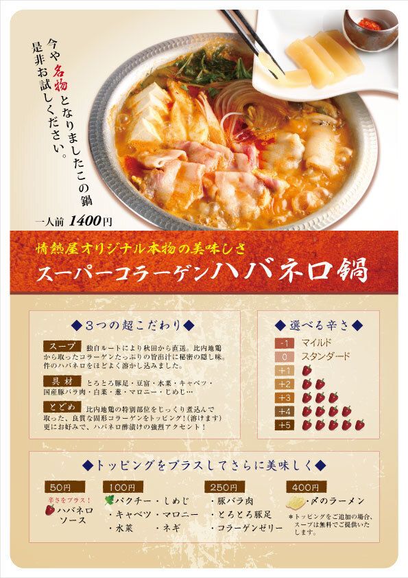 フードメニュー④