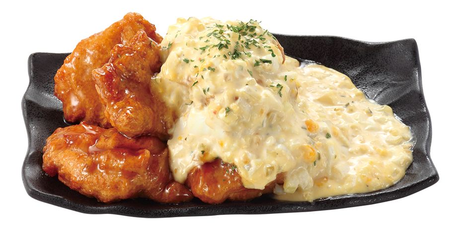 自家製タルタルと黒酢だれのチキン南蛮（4個490円）