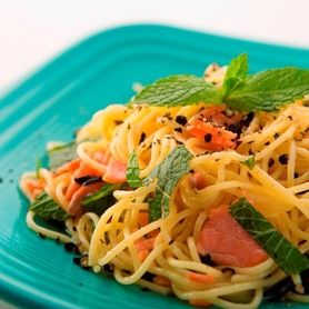 ミントだからのクリームパスタ