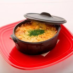 「うメェ～」ラムラザニア