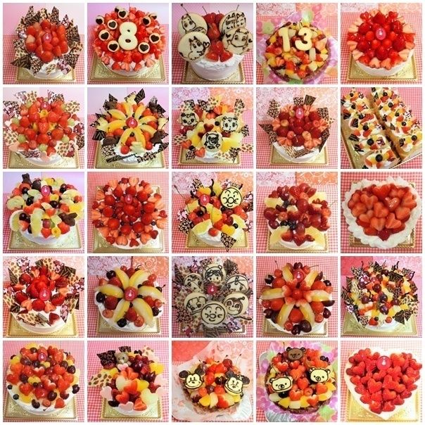 ６月にお作りしたホールデコレーションケーキ達♪