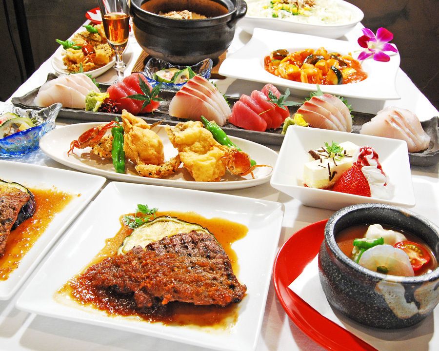 【3H飲み放題付き】ステーキ&鮮魚のコース