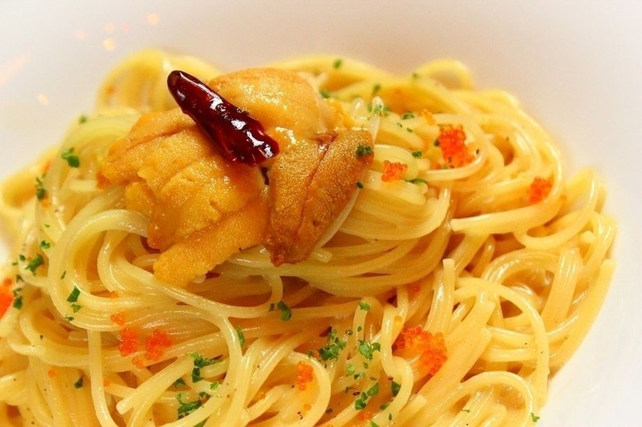生ウニのクリームパスタ（1800）