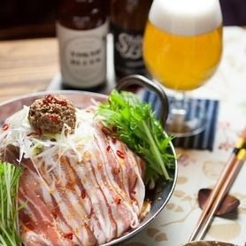 豚バラ胡麻味噌坦々鍋