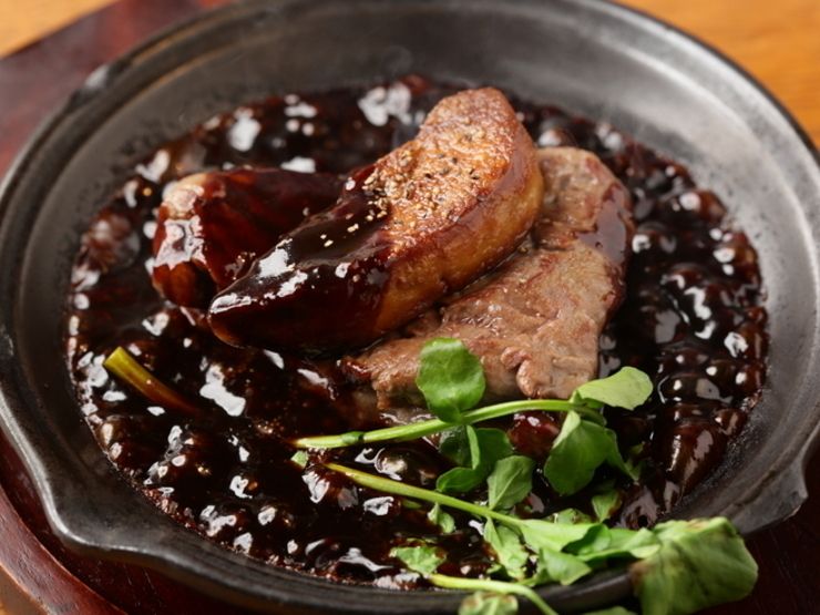 牛フィレ肉のロッシーニ風（980円）