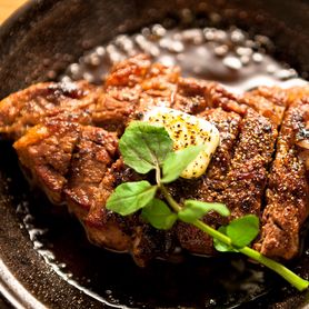 葡萄牛のカーリックバターステーキ