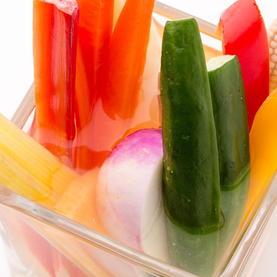 いろいろ野菜の自家製ピクルス（480円（税別））