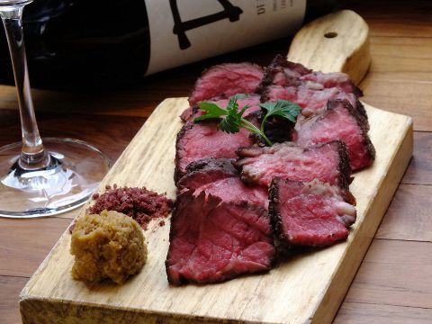 アンガス牛のステーキ