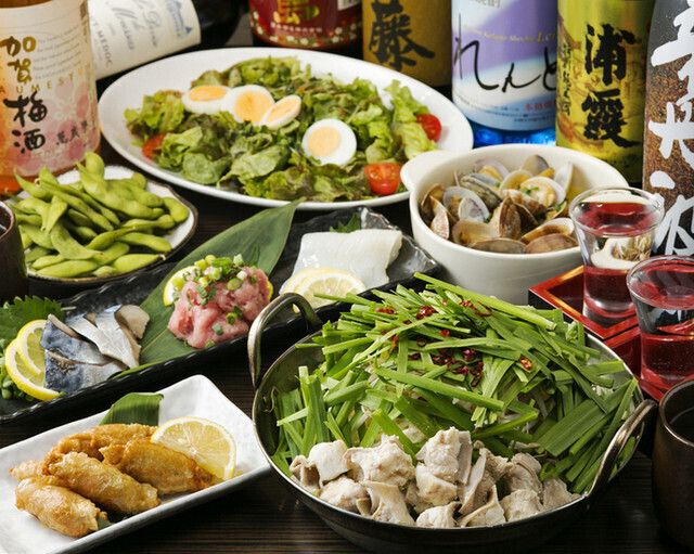 AZABU屋満腹ゆったりコース（3時間飲み放題）（4580円）