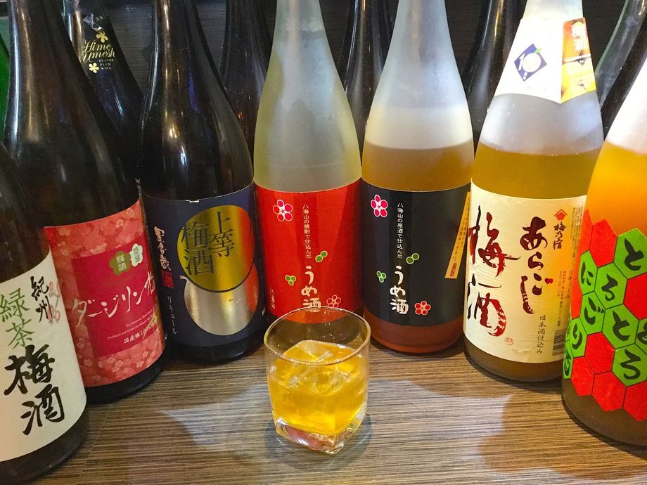 果実酒・梅酒【ロック・ソーダ割・水割・お湯割】（580円）