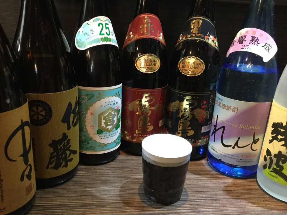 本格焼酎【ロック・水割・お湯割】（580円）