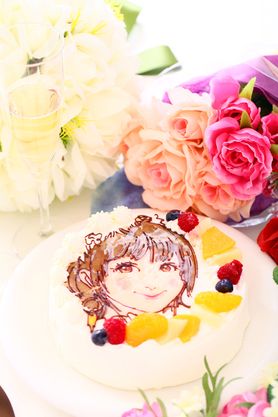 イラストケーキ、写真ケーキなど・・サプライズはいかが？