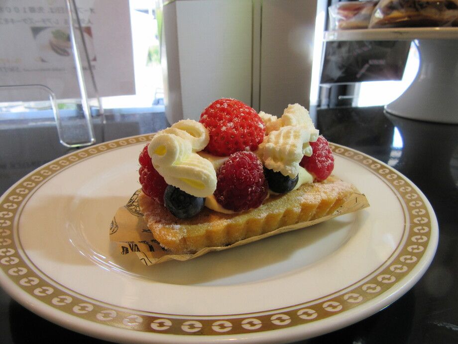 フルーツタルト　ケーキセット