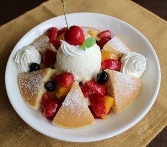 金花茶ホットケーキ
