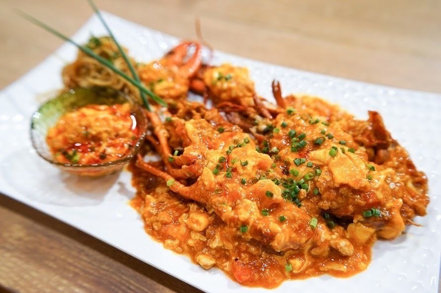 オマール海老のシンガポールチリソース（2,100円）