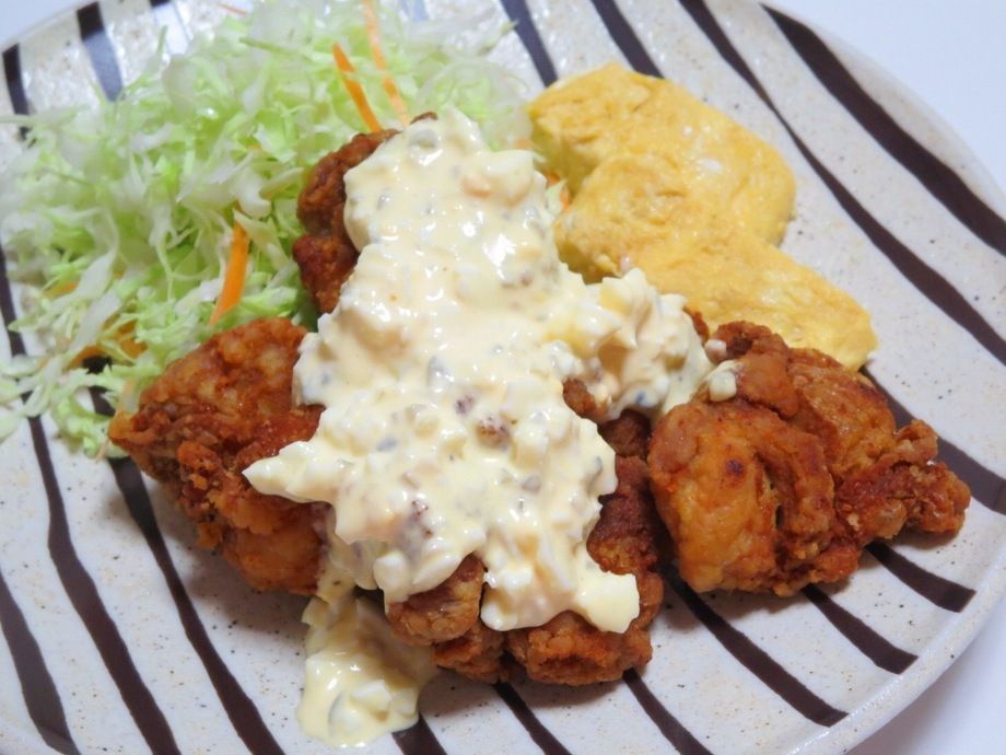 自家製タルソ定食（900）