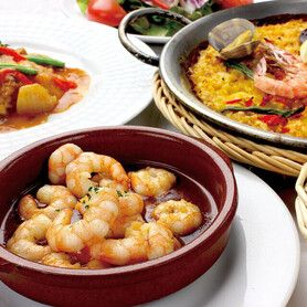 歓送迎会に！2時間フリードリンク付パーティープラン全8品スペイン産カバ飲み放題！