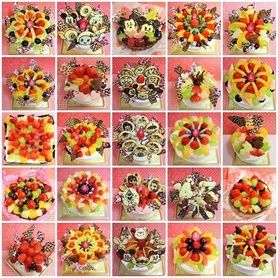 ８月にお作りしたホールデコレーションケーキ♪(*^▽^*)