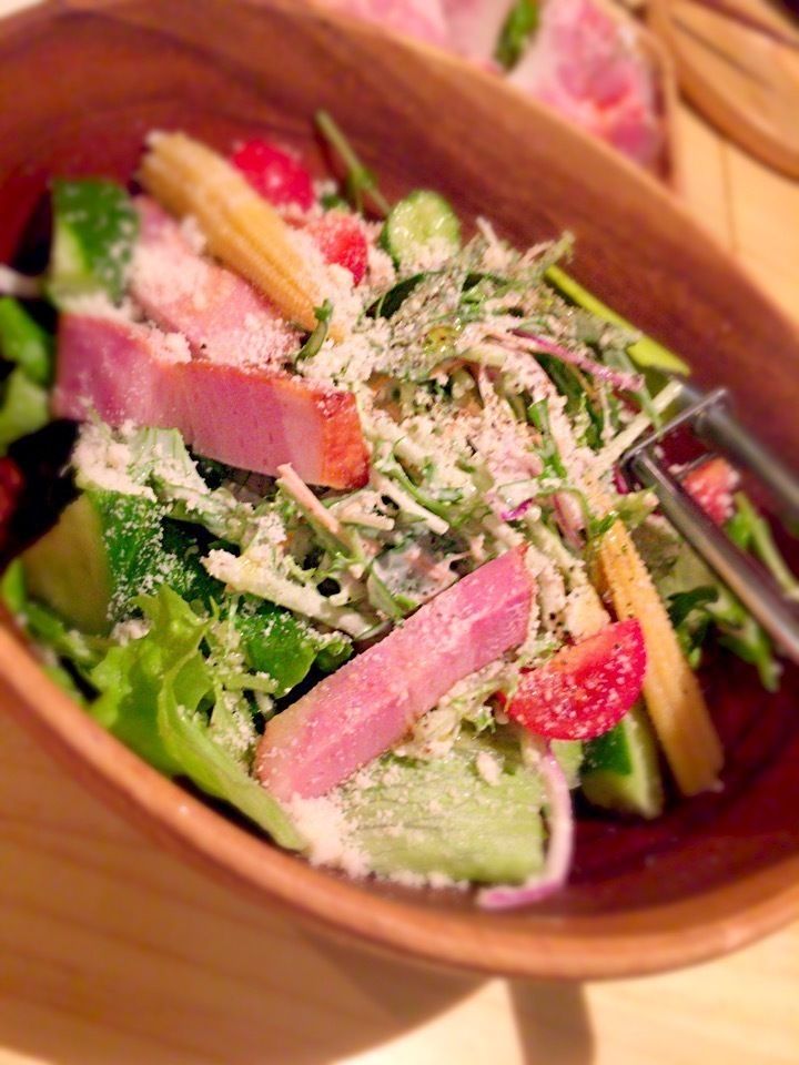 シーザーサラダ　自家製チーズドレ