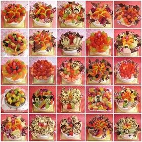 ８月にお作りしたホールデコレーションケーキの一部のケーキ♪集めてみました(^^♪